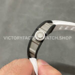ZF Factory Richard Mille RM 055 42.7mm Titanium White Rubber Strap Skeletonized White Dial (7) ZF Factory Richard Mille RM 055 42.7mm Titanium White Rubber Strap Skeletonized White Dial