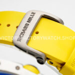 ZF Factory Richard Mille RM 061-01 Yohan Blake 42.7mm White Ceramic Yellow Rubber Strap Skeletonized Green Dial (1) ZF Factory Richard Mille RM 61-01 Yohan Blake 42.7mm White Ceramic Yellow Rubber Strap Skeletonized Green Dial