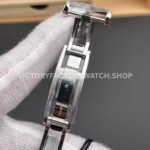 ZF Factory Richard Mille RM 07 31.4mm Diamond Bezel Black Rubber Strap Skeletonized White Dial
