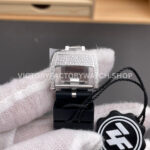 ZF Factory Richard Mille RM 07 31.4mm Diamond Bezel Black Rubber Strap Skeletonized White Dial