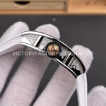 ZF Factory Richard Mille RM 07 31.4mm Diamond Bezel White Rubber Strap Skeletonized Black Dial (2) ZF Factory Richard Mille RM 07 31.4mm Diamond Bezel White Rubber Strap Skeletonized Black Dial