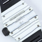 ZF Factory Richard Mille RM 35-01 42mm White Carbon Fiber Black Rubber Strap White Skeletonized Dial (7) ZF Factory Richard Mille RM 35-01 42mm White Carbon Fiber Black Rubber Strap White Skeletonized Dial