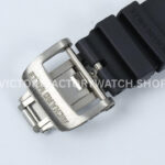 ZF Factory Richard Mille RM 35-01 42mm White Carbon Fiber Black Rubber Strap White Skeletonized Dial (8) ZF Factory Richard Mille RM 35-01 42mm White Carbon Fiber Black Rubber Strap White Skeletonized Dial