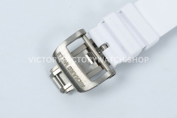 ZF Factory Richard Mille RM 35-01 42mm White Carbon Fiber White Rubber Strap White Skeletonized Dial (1) ZF Factory Richard Mille RM 35-01 42mm White Carbon Fiber White Rubber Strap White Skeletonized Dial