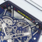 ZF Factory Richard Mille RM 35-01 42mm White Carbon Fiber White Rubber Strap White Skeletonized Dial (7) ZF Factory Richard Mille RM 35-01 42mm White Carbon Fiber White Rubber Strap White Skeletonized Dial