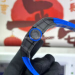 ZF Factory Richard Mille RM 35-01 PSG 42mm Black Carbon Fiber Blue Rubber Strap Black Skeletonized Dial (6) ZF Factory Richard Mille RM 35-01 PSG 43mm Black Carbon Fiber Blue Rubber Strap Black Skeletonized Dial