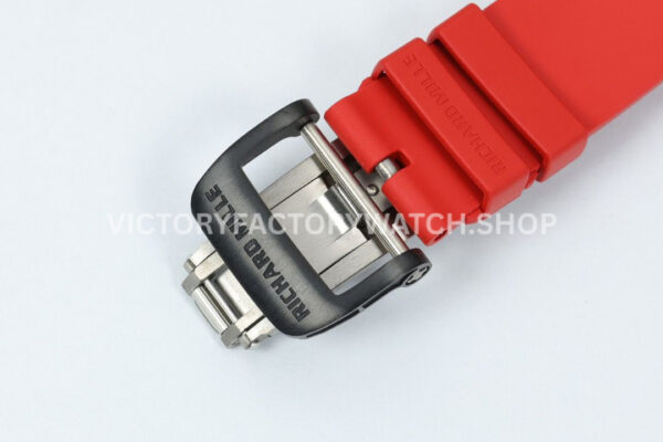 ZF Factory Richard Mille RM 35-01 Rafael Nadal 42mm Black Carbon Fiber Red Rubber Strap Skeletonized Dial (2) ZF Factory Richard Mille RM 35-01 Rafael Nadal 42mm Black Carbon Fiber Red Rubber Strap Skeletonized Dial