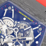 ZF Factory Richard Mille RM 35-01 Rafael Nadal 42mm Black Carbon Fiber Red Rubber Strap Skeletonized Dial (5) ZF Factory Richard Mille RM 35-01 Rafael Nadal 42mm Black Carbon Fiber Red Rubber Strap Skeletonized Dial
