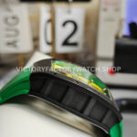 ZF Factory Richard Mille RM 61-01 42.7mm Black Ceramic Green Rubber Strap Skeletonized Green Dial ( (7) ZF Factory Richard Mille RM 61-01 42.7mm Black Ceramic Green Rubber Strap Skeletonized Green Dial