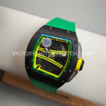 ZF Factory Richard Mille RM 61-01 42.7mm Black Ceramic Green Rubber Strap Skeletonized Green Dial ( (8) ZF Factory Richard Mille RM 61-01 42.7mm Black Ceramic Green Rubber Strap Skeletonized Green Dial
