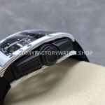 ZF Factory Richard Mille RM 61-01 42.7mm White Carbon Fiber Black Rubber Strap Skeletonized Dial