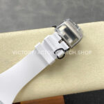 ZF Factory Richard Mille RM 61-01 42.7mm White Carbon Fiber White Rubber Strap Skeletonized Dial