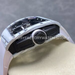 ZF Factory Richard Mille RM 61-01 42.7mm White Carbon Fiber White Rubber Strap Skeletonized Dial