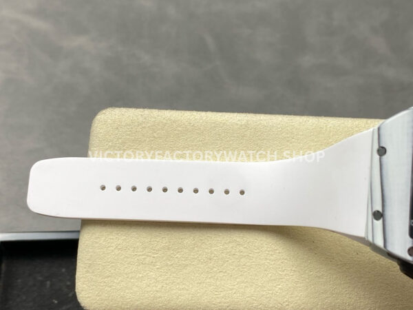 ZF Factory Richard Mille RM 61-01 42.7mm White Carbon Fiber White Rubber Strap Skeletonized Dial
