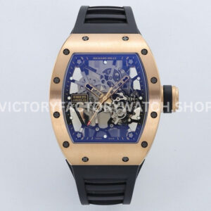 ZF Factory Richard Mille RM 035 rose gold rubber strap skeletonized dial