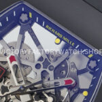 ZF Factory Richard Mille RM035 Titanium Rose Gold Black Rubber Strap Skeletonized Dial (10) ZF Factory Richard Mille RM 035 40mm Titanium Rose Gold Black Rubber Strap Skeletonized Dial