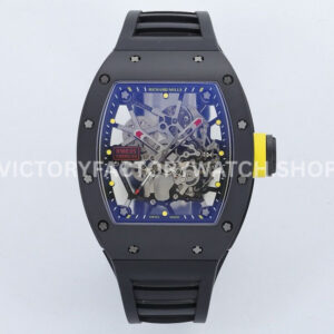 ZF Factory Richard Mille RM 035 titanium rose gold black rubber strap skeletonized dial