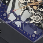 ZF Factory Richard Mille RM035 Titanium Rose Gold Rubber Strap Skeletonized Dial (2) ZF Factory Richard Mille RM 035 40mm Titanium Rose Gold Rubber Strap Skeletonized Dial
