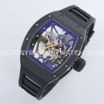 ZF Factory Richard Mille RM035 Titanium Rose Gold Rubber Strap Skeletonized Dial (4) ZF Factory Richard Mille RM 035 40mm Titanium Rose Gold Rubber Strap Skeletonized Dial