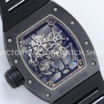 ZF Factory Richard Mille RM035 Titanium Rose Gold Rubber Strap Skeletonized Dial (7) ZF Factory Richard Mille RM 035 40mm Titanium Rose Gold Rubber Strap Skeletonized Dial