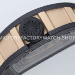 ZF Factory Richard Mille RM035 Titanium Rose Gold Rubber Strap Skeletonized Dial (9) ZF Factory Richard Mille RM 035 40mm Titanium Rose Gold Rubber Strap Skeletonized Dial