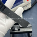 ZF Factory Richard Mille RM 35-02 44.5mm Black Carbon Fiber Black Rubber Strap Black Skeletonized Dial