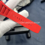 ZF Factory Richard Mille RM35-02 Black Carbon Fiber Red Rubber Strap Black Skeletonized Dial (10) ZF Factory Richard Mille RM 35-02 Black Carbon Fiber Red Rubber Strap Black Skeletonized Dial