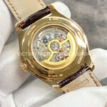 ZF Factory Vacheron Constantin Fiftysix 4000E000R-B438 40mm Rose Gold Leather Stra (8) ZF Factory Vacheron Constantin Fiftysix 4000E/000R-B438 40mm Rose Gold Leather Strap Arabic Numerals Silver Dial