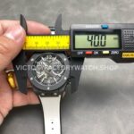 BBF Factory Hublot Big Bang Unico 42mm 441.CI.1171.RX Black Ceramics White Rubber Strap Black Skeletonized Dial