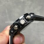 BBF Factory Hublot Big Bang Unico 42mm 441.CI.1171.RX Black Ceramics White Rubber Strap Black Skeletonized Dial