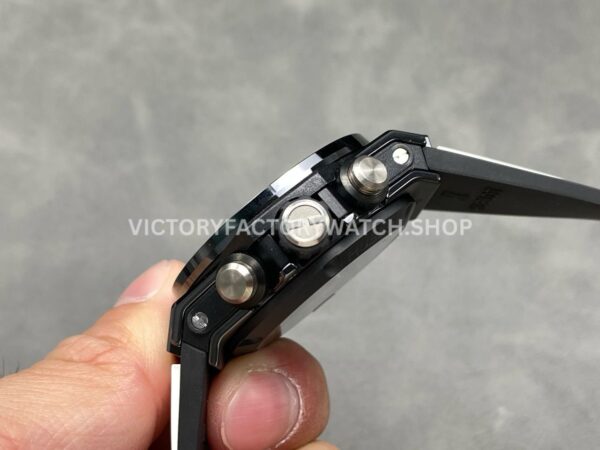 BBF Factory Hublot Big Bang Unico 42mm 441.CI.1171.RX Black Ceramics White Rubber Strap Black Skeletonized Dial
