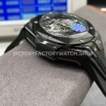 BBF Factory Hublot Big Bang Sang Bleu II 418.CX.1114.RX.MXM20 45mm Black Cera ( BBF Factory Hublot Big Bang Sang Bleu II 418.CX.1114.RX.MXM20 45mm Black Ceramics Black Rubber Strap Black Skeletonized Dial