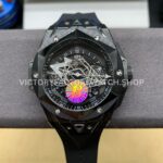 BBF Factory Hublot Big Bang Sang Bleu II 418.CX.1114.RX.MXM20 45mm Black Cera ( (6) BBF Factory Hublot Big Bang Sang Bleu II Black Ceramic 45mm replica watch