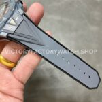 BBF Factory Hublot Big Bang Sang Bleu II 418.FX.8007.RX.MXM21 45mm Grey Ceramics ( (4) BBF Factory Hublot Big Bang Sang Bleu II 418.FX.8007.RX.MXM21 45mm Grey Ceramics Grey Rubber Strap Grey Skeletonized Dial