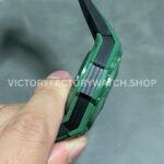 BBF Factory Hublot Big Bang Sang Bleu II 45mm 418.GX.5207.RX.MXM22 Green (12) BBF Factory Hublot Big Bang Sang Bleu II 418.GX.5207.RX.MXM22 45mm Green Ceramics Green Rubber Strap Green Skeletonized Dial