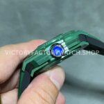 BBF Factory Hublot Big Bang Sang Bleu II 45mm 418.GX.5207.RX.MXM22 Green (3) BBF Factory Hublot Big Bang Sang Bleu II 418.GX.5207.RX.MXM22 45mm Green Ceramics Green Rubber Strap Green Skeletonized Dial