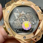 BBF Factory Hublot Big Bang Sang Bleu II 45mm 418.OX.1108.RX.MXM19 Rose Gold B (4) BBF Factory Hublot Big Bang Sang Bleu II 418.OX.1108.RX.MXM19 45mm Rose Gold Black Rubber Strap Black Skeletonized Dial