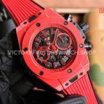 BBF Factory Hublot Big Bang Unico 411.CF.8513.RX 42mm Red Ceramics Red Rubber Strap Red Skeletonized ( (4) BBF Factory Hublot Big Bang Unico 411.CF.8513.RX 42mm Red Ceramics Red Rubber Strap Red Skeletonized Dial