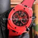 BBF Factory Hublot Big Bang Unico 411.CF.8513.RX 42mm Red Ceramics Red Rubber Strap Red Skeletonized ( (6) BBF Factory Hublot Big Bang Unico 411.CF.8513.RX 42mm Red Ceramics Red Rubber Strap Red Skeletonized Dial