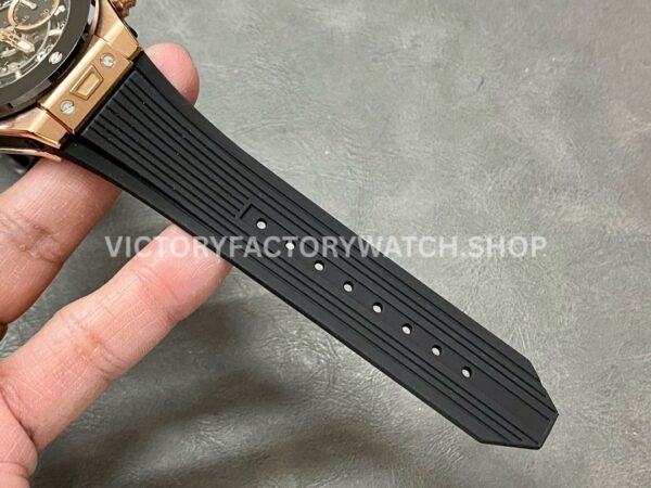 BBF Factory Hublot Big Bang Unico 42mm 411.OM.1180.RX Rose Gold Black Rubber Strap Rose Gold Skelet ( (3) BBF Factory Hublot Big Bang Unico 42mm 411.OM.1180.RX Rose Gold Black Rubber Strap Rose Gold Skeletonized Dial