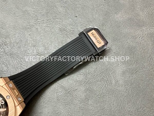 BBF Factory Hublot Big Bang Unico 42mm 441.0X.1180.RX Rose Gold Black Rubber Strap Rose Gold (7) BBF Factory Hublot Big Bang Unico 42mm 441.0X.1180.RX Rose Gold Black Rubber Strap Rose Gold Skeletonized Dial