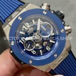 BBF Factory Hublot Big Bang Unico 42mm 441.NL.5171.RX Titanium Blue Rubber Strap Blue Ce ( BBF Factory Hublot Big Bang Unico 42mm 441.NL.5171.RX Titanium Blue Rubber Strap Blue Ceramic Blue Skeletonized Dial