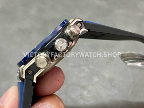 BBF Factory Hublot Big Bang Unico 42mm 441.NL.5171.RX Titanium Blue Rubber Strap Blue Ce (1) BBF Factory Hublot Big Bang Unico 42mm 441.NL.5171.RX Titanium Blue Rubber Strap Blue Ceramic Blue Skeletonized Dial