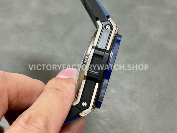 BBF Factory Hublot Big Bang Unico 42mm 441.NL.5171.RX Titanium Blue Rubber Strap Blue Ce ( (5) BBF Factory Hublot Big Bang Unico 42mm 441.NL.5171.RX Titanium Blue Rubber Strap Blue Ceramic Blue Skeletonized Dial