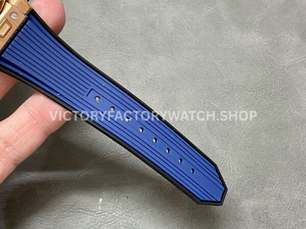 BBF Factory Hublot Big Bang Unico 42mm 441.OX.5181.RX Rose Gold Blue Rubber Strap Blue Dial (4) BBF Factory Hublot Big Bang Unico 42mm 421.NX.5170.RX Titanium Blue Rubber Strap Skeletonized Blue Dial
