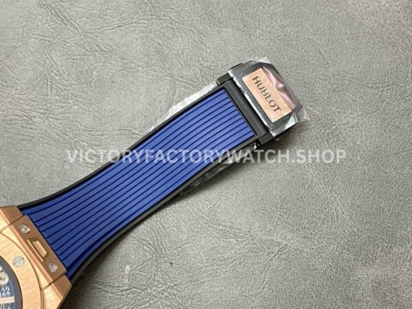 BBF Factory Hublot Big Bang Unico 42mm 441.OX.5181.RX Rose Gold Blue Rubber Strap Blue Dial (6) BBF Factory Hublot Big Bang Unico 42mm 421.NX.5170.RX Titanium Blue Rubber Strap Skeletonized Blue Dial