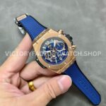 BBF Factory Hublot Big Bang Unico 42mm 441.OX.5181.RX Rose Gold Blue Rubber Strap Blue Dial (7) BBF Factory Hublot Big Bang Unico 42mm 421.NX.5170.RX Titanium Blue Rubber Strap Skeletonized Blue Dial