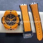 BBF Factory Hublot Big Bang Unico 441.CU.5910.RX 42mm Orange Ceramic Orange Rubber Strap Sk (8) BBF Factory Hublot Big Bang Unico 441.CU.5910.RX 42mm Orange Ceramic Orange Rubber Strap Skeletonized Dial
