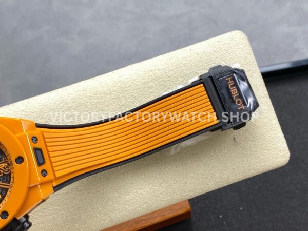 BBF Factory Hublot Big Bang Unico 441.CU.5910.RX 42mm Orange Ceramic Orange Rubber Strap Sk (9) BBF Factory Hublot Big Bang Unico 441.CU.5910.RX 42mm Orange Ceramic Orange Rubber Strap Skeletonized Dial