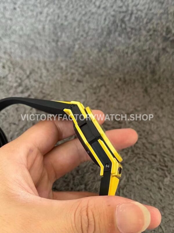 BBF Factory Hublot Big Bang Unico 441.CY.471Y.RX 42mm Yellow Ceramics Yellow Rubber Strap Y ( (7) BBF Factory Hublot Big Bang Unico 441.CY.471Y.RX 42mm Yellow Ceramics Yellow Rubber Strap Yellow Skeletonized Dial